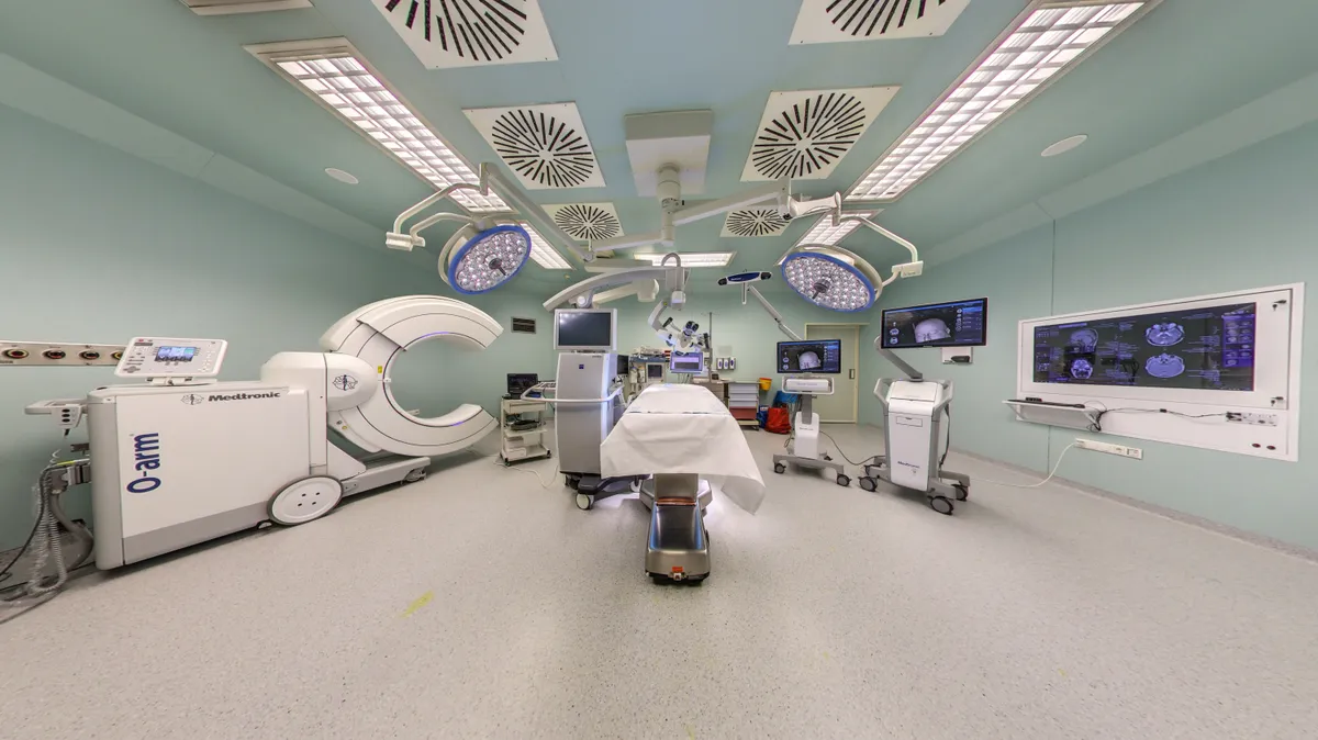 Hybrid interventional radiology / angiography suite at Anadolu Medical Center