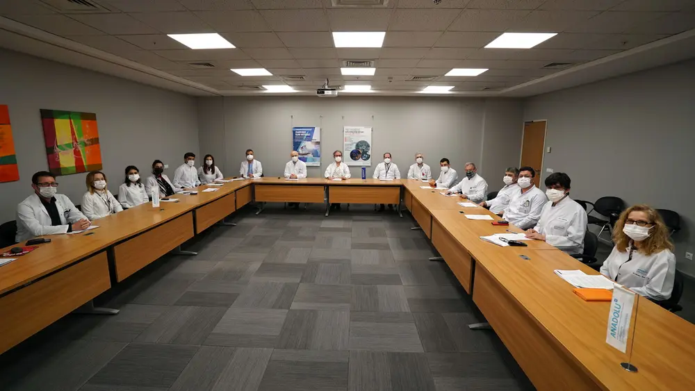 The multidisciplinary sarcoma tumor board in session